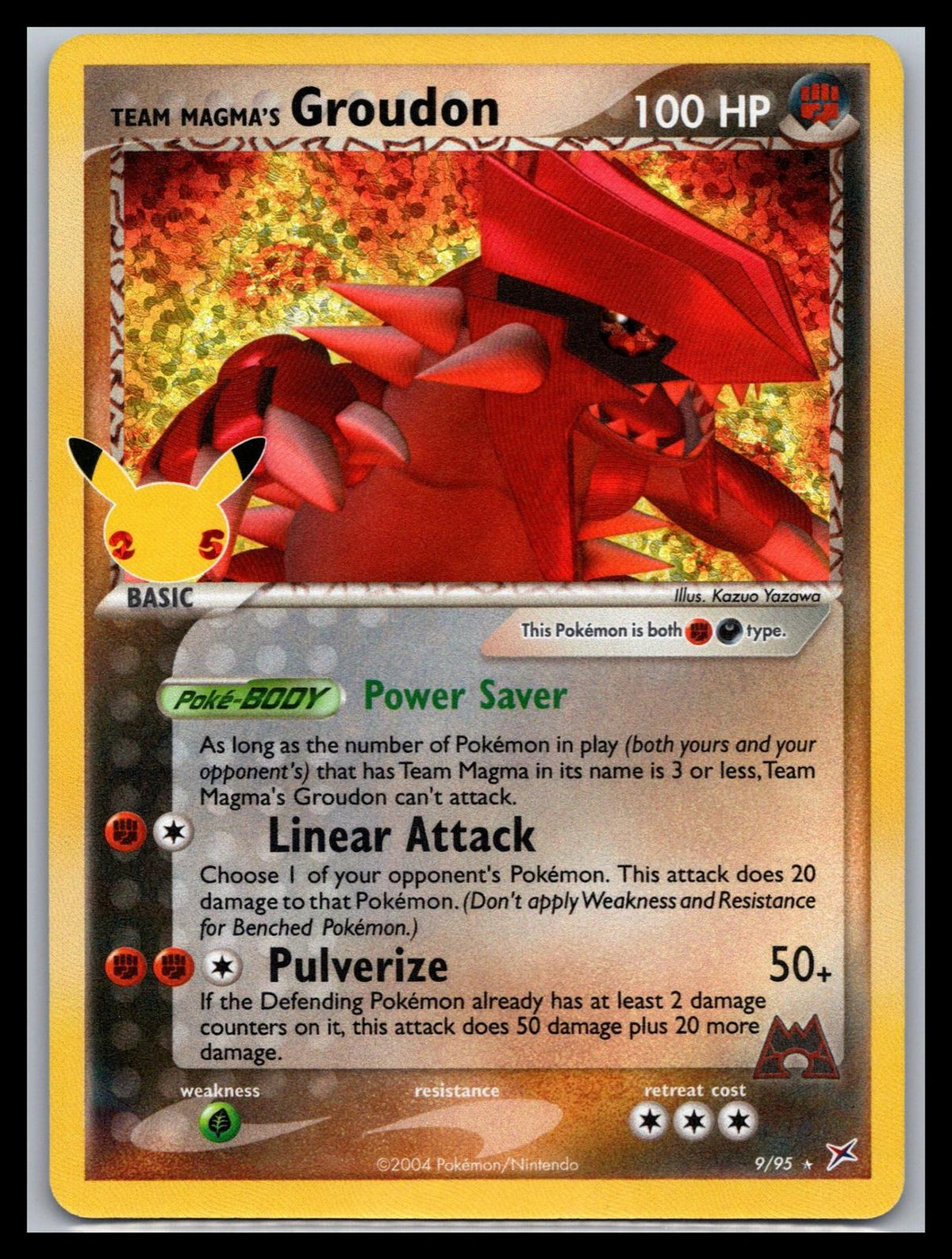 Team Magma's Groudon - #9/95 - Celebrations: Classic Collection