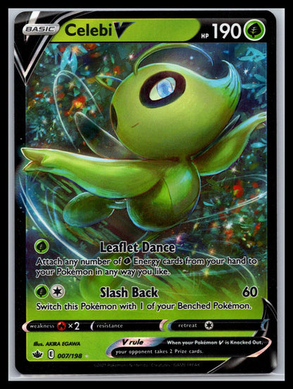 Celebi V - #007/198 - SWSH06: Chilling Reign