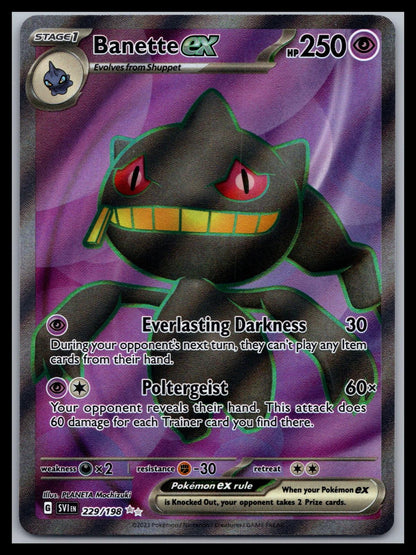 Banette ex - #229/198 - SV01: Scarlet & Violet Base Set