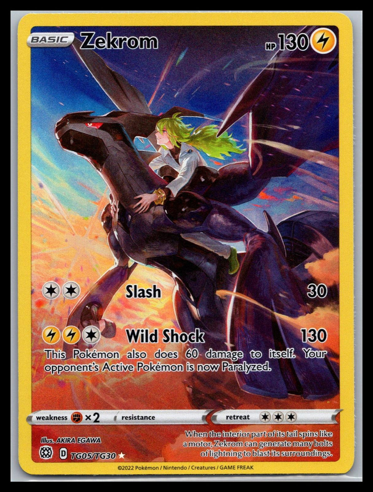 Zekrom - #TG05/TG30 - SWSH09: Brilliant Stars Trainer Gallery