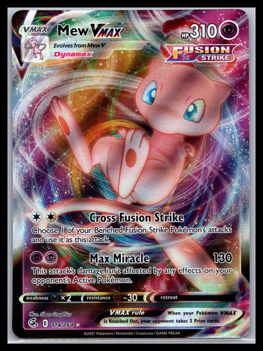 Mew VMAX - #114/264 - SWSH08: Fusion Strike