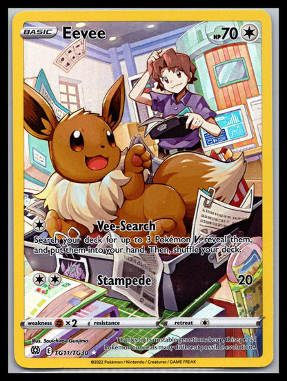 Eevee - #TG11/TG30 - SWSH09: Brilliant Stars Trainer Gallery