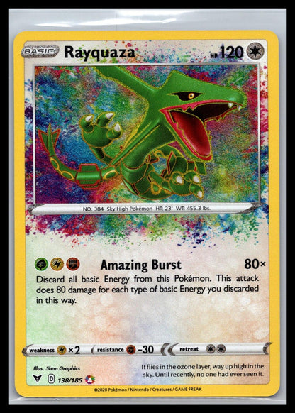 Rayquaza - #138/185 - SWSH04: Vivid Voltage