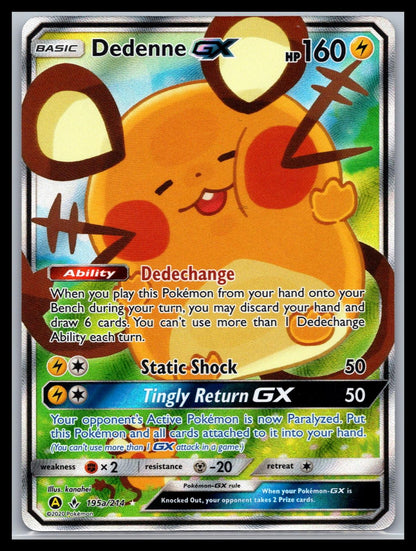 Dedenne GX - #195a/214 - Alternate Art Promos
