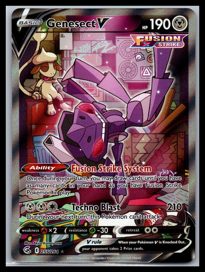 Genesect V (Alternate Full Art) - #255/264 - SWSH08: Fusion Strike