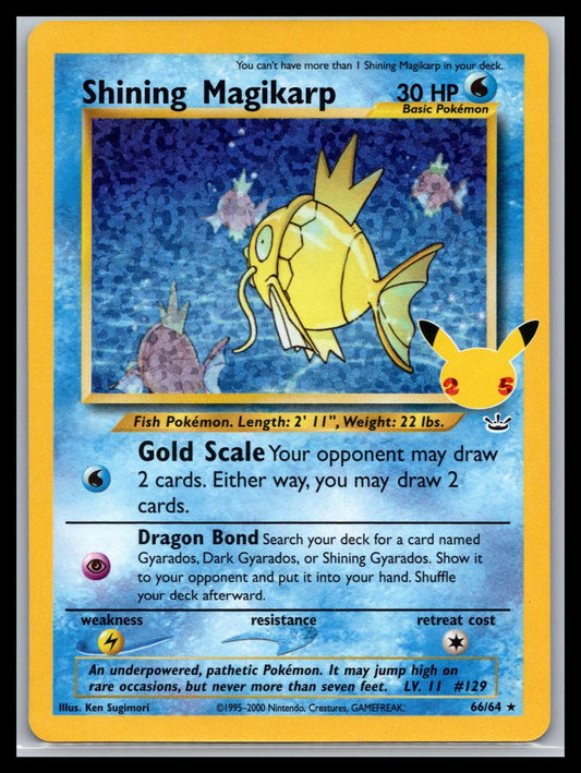 Shining Magikarp - #66/64 - Celebrations: Classic Collection