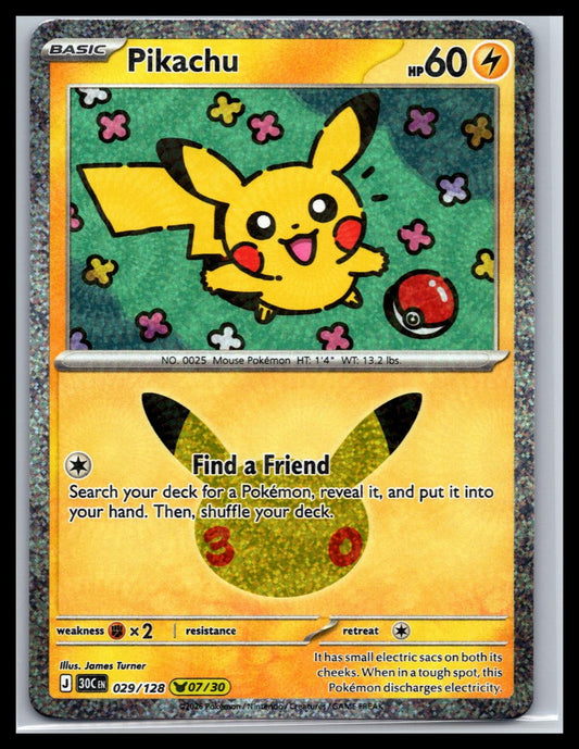 Pikachu - #029/128 - ME: 30th Celebration