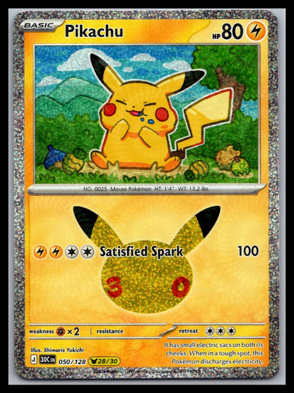 Pikachu - #050/128 - ME: 30th Celebration