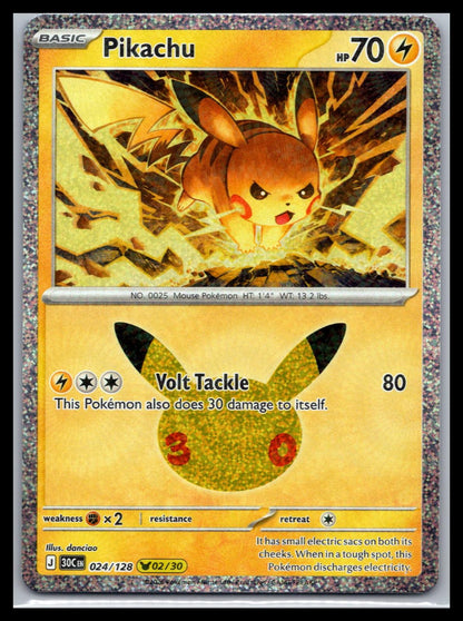 Pikachu - #024/128 - ME: 30th Celebration