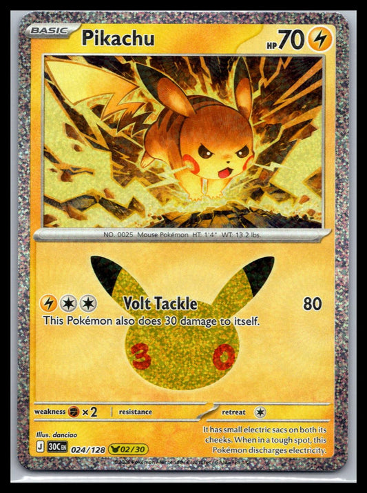 Pikachu - #024/128 - ME: 30th Celebration