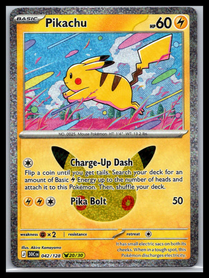 Pikachu - #042/128 - ME: 30th Celebration