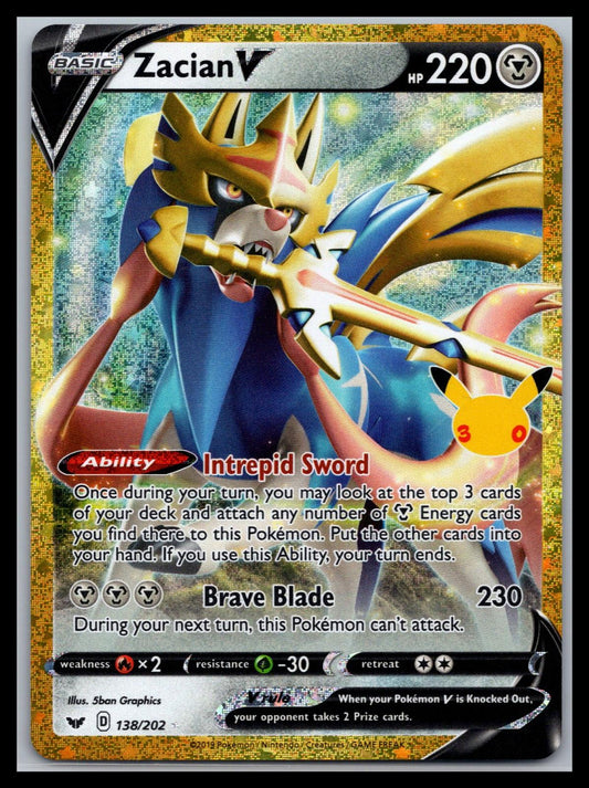 Zacian V - #138/202 - ME: 30th Celebration Classic Collection
