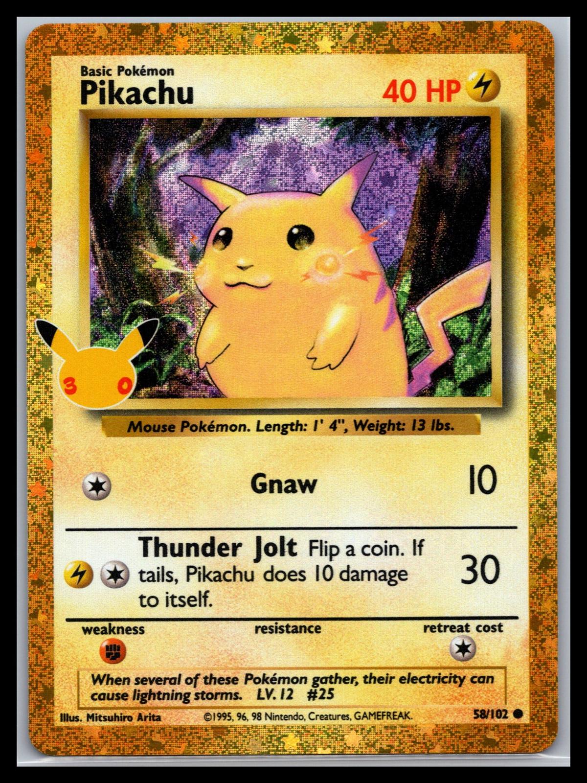 Pikachu - #58/102 - ME: 30th Celebration Classic Collection