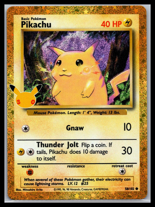 Pikachu - #58/102 - ME: 30th Celebration Classic Collection
