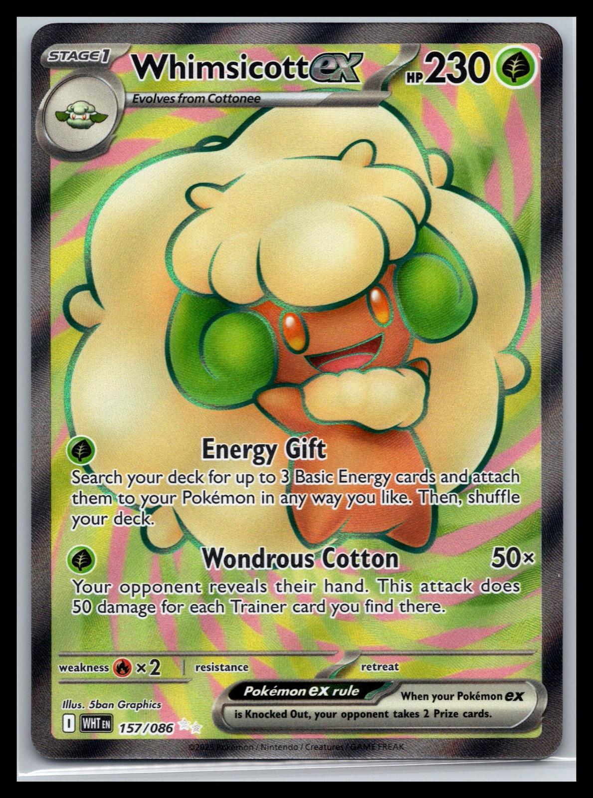 Whimsicott ex - #157/086 - SV: White Flare