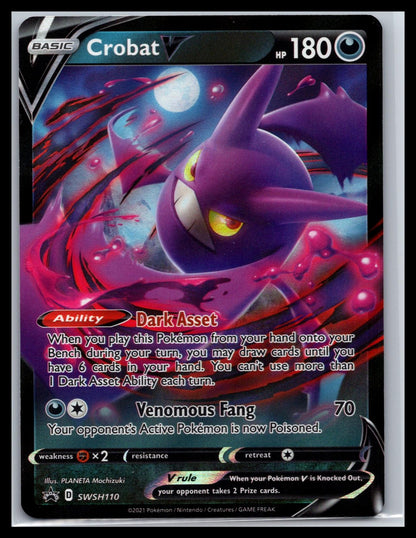 Crobat V - #SWSH110 - SWSH: Sword & Shield Promo Cards