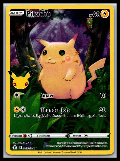 Pikachu - #005/025 - Celebrations