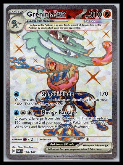Greninja ex - #198/167 - SV06: Twilight Masquerade