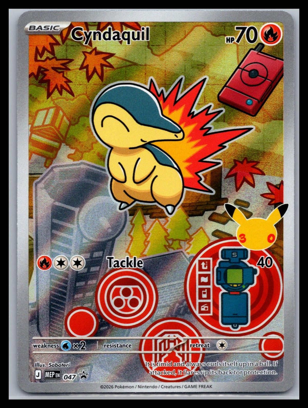 Cyndaquil - #047 - ME: Mega Evolution Promo