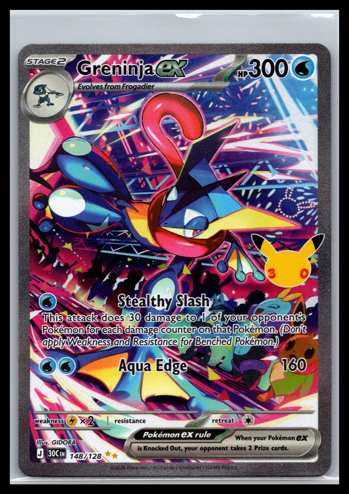 Greninja ex - #148/128 - ME: 30th Celebration