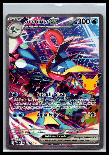 Greninja ex - #148/128 - ME: 30th Celebration