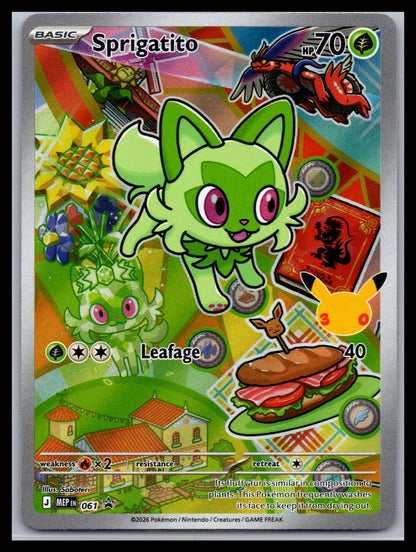 Sprigatito - #061 - ME: Mega Evolution Promo