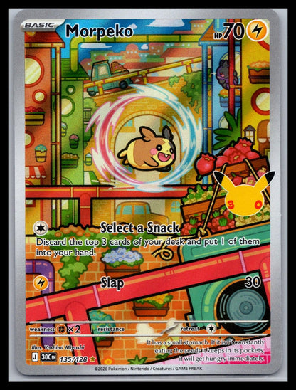 Morpeko - #135/128 - ME: 30th Celebration
