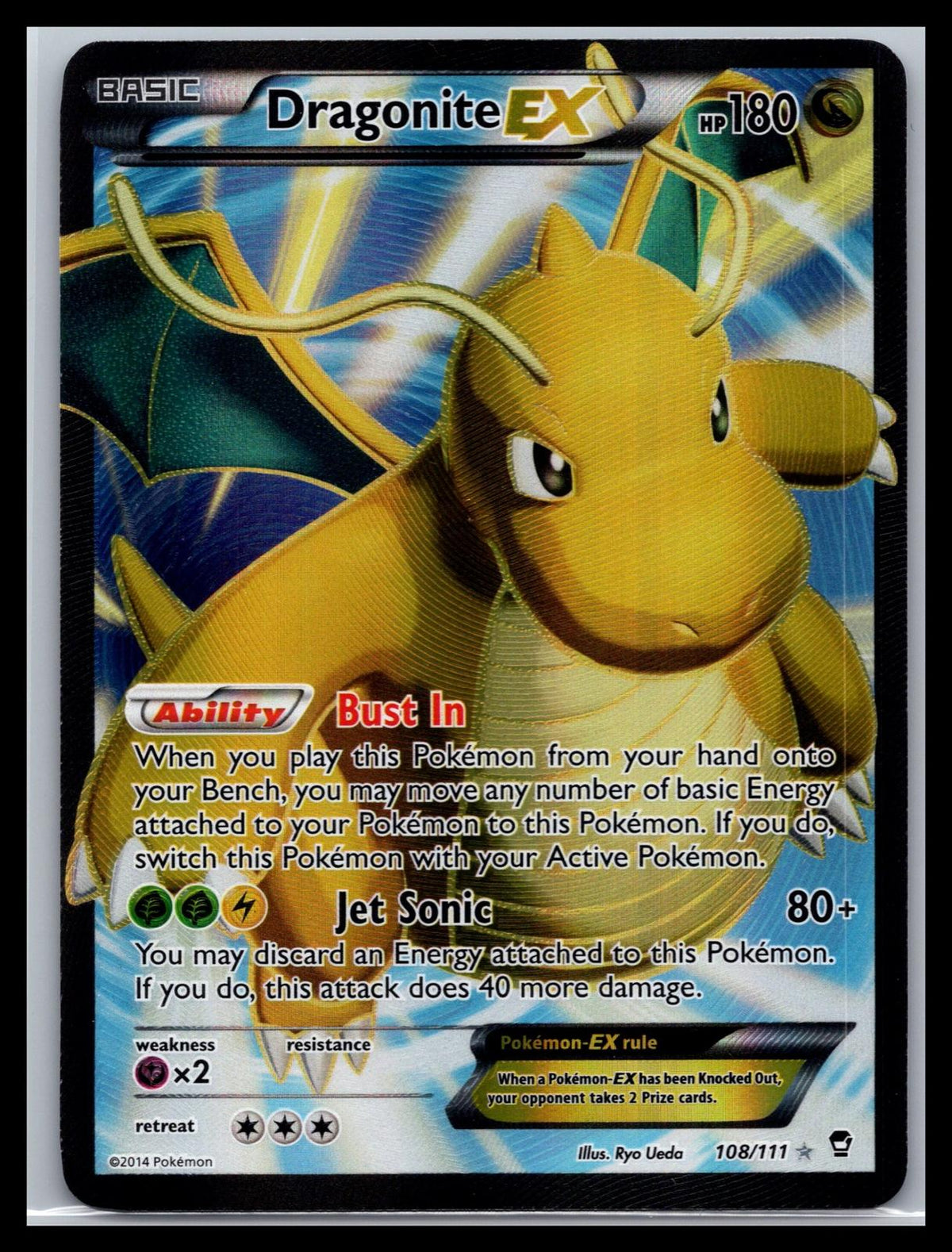 Dragonite EX (108 Full Art) - #108/111 - XY - Furious Fists