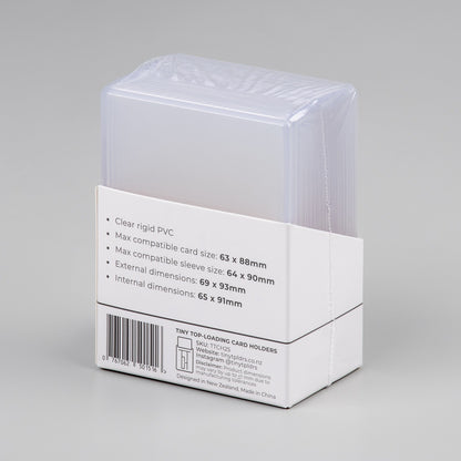TINY Top-Loading Card Holders 35pt (25 pack)