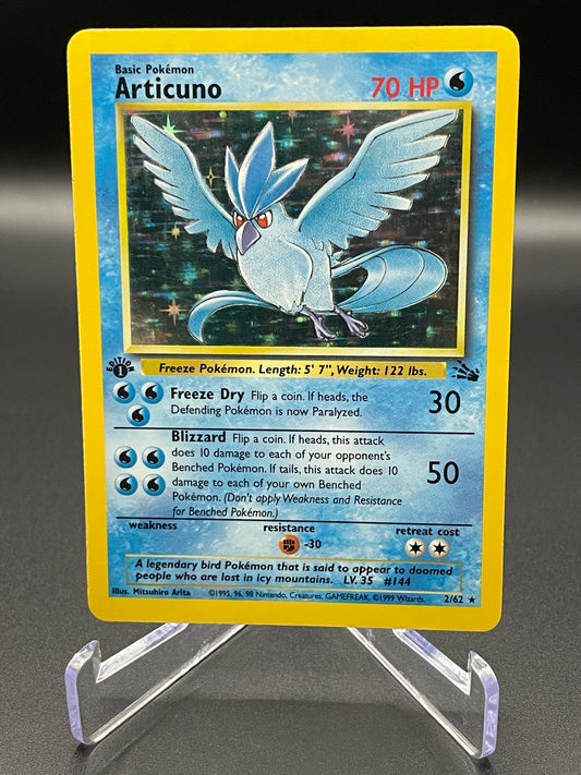 Articuno (2) 1st Edition - Fossil (FO)