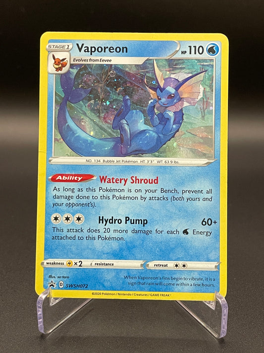 Vaporeon - SWSH072 - SWSH: Sword & Shield Promo Cards (SWSD)
