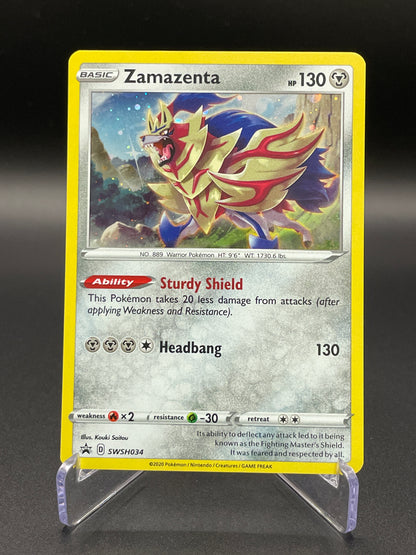 Zamazenta - SWSH034 - SWSH: Sword & Shield Promo Cards (SWSD)