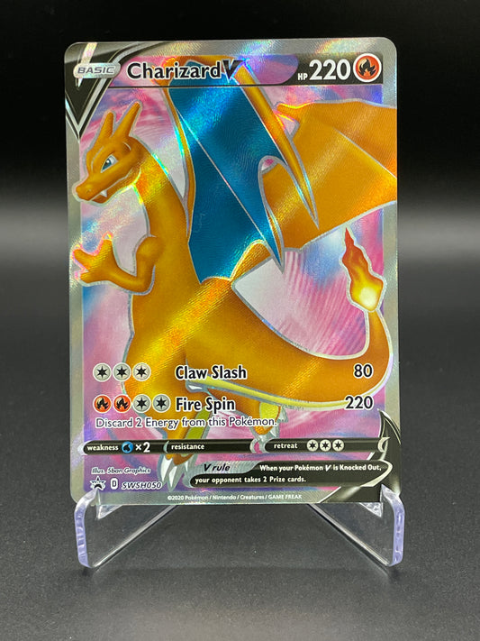 Charizard V - SWSH050 - SWSH: Sword & Shield Promo Cards (SWSD)