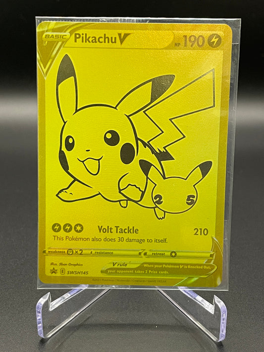 Pikachu V - SWSH145 - SWSH: Sword & Shield Promo Cards (SWSD) SEALED