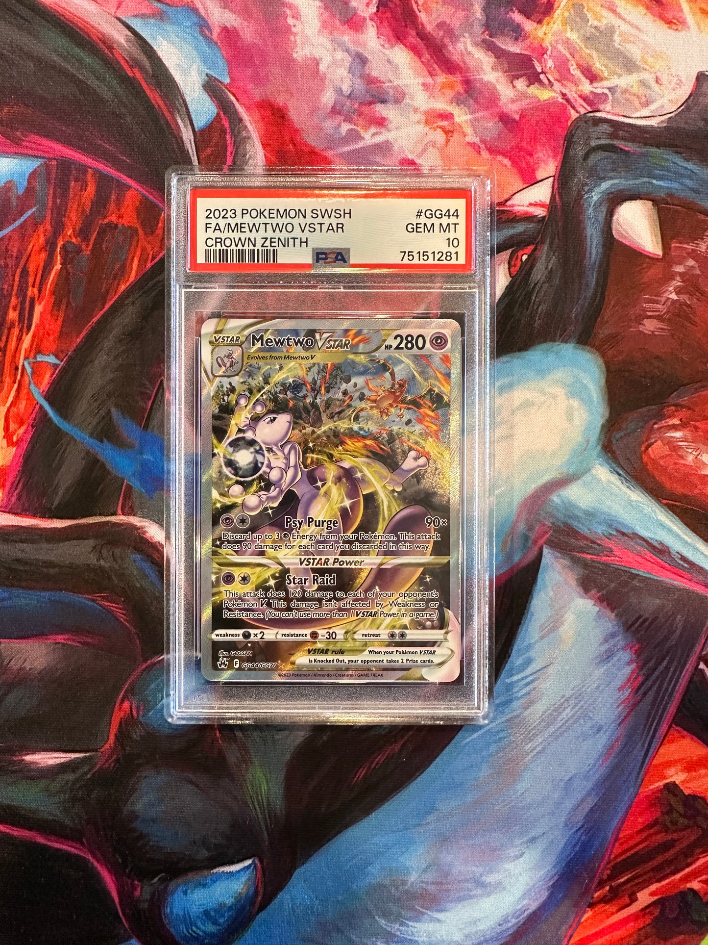 PSA 10 Mewtwo VSTAR - SWSH: Crown Zenith: Galarian Gallery (CRZ:GG)