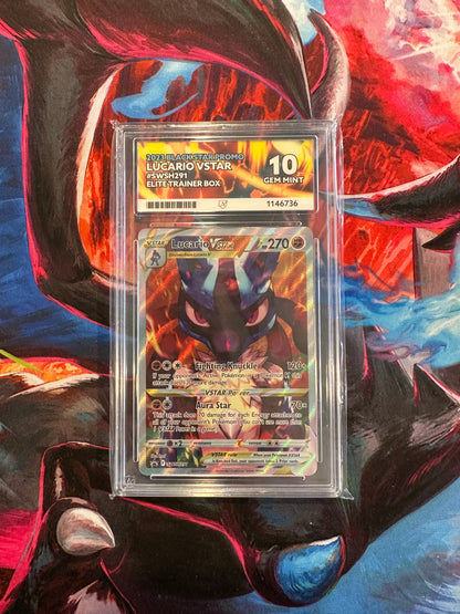 ACE 10 Lucario VSTAR - SWSH291 - SWSH: Sword & Shield Promo Cards (SWSD)