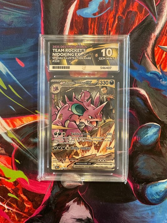 ACE 10 Team Rocket's Nidoking ex - 233/182 - SV10: Destined Rivals (DRI)