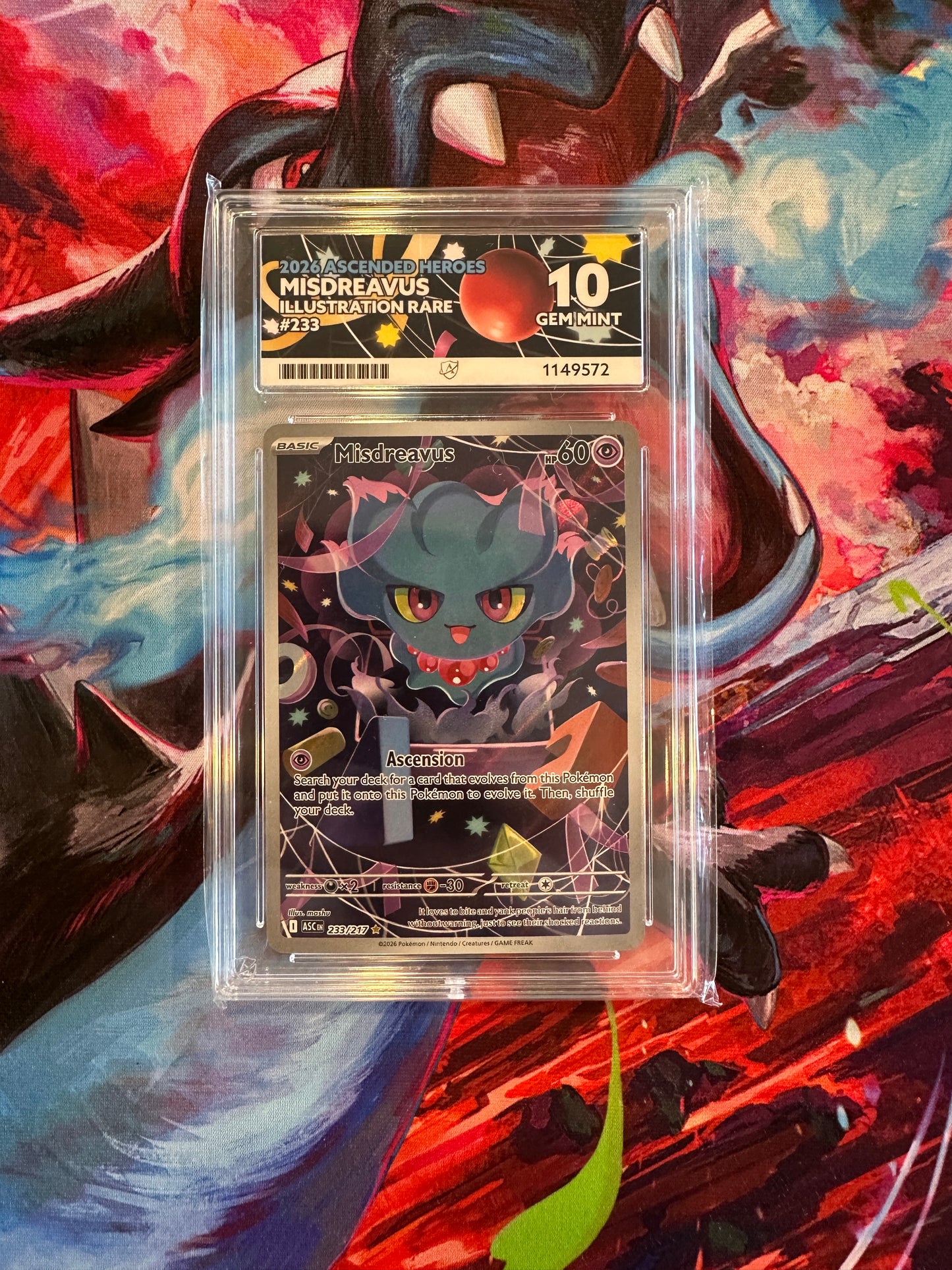 ACE 10 Misdreavus - 233/217 - ME: Ascended Heroes (ASC)