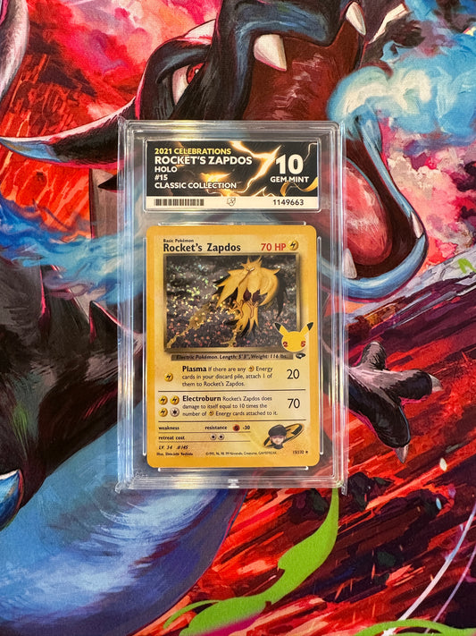 ACE 10 Rocket's Zapdos - Celebrations: Classic Collection (CCC)