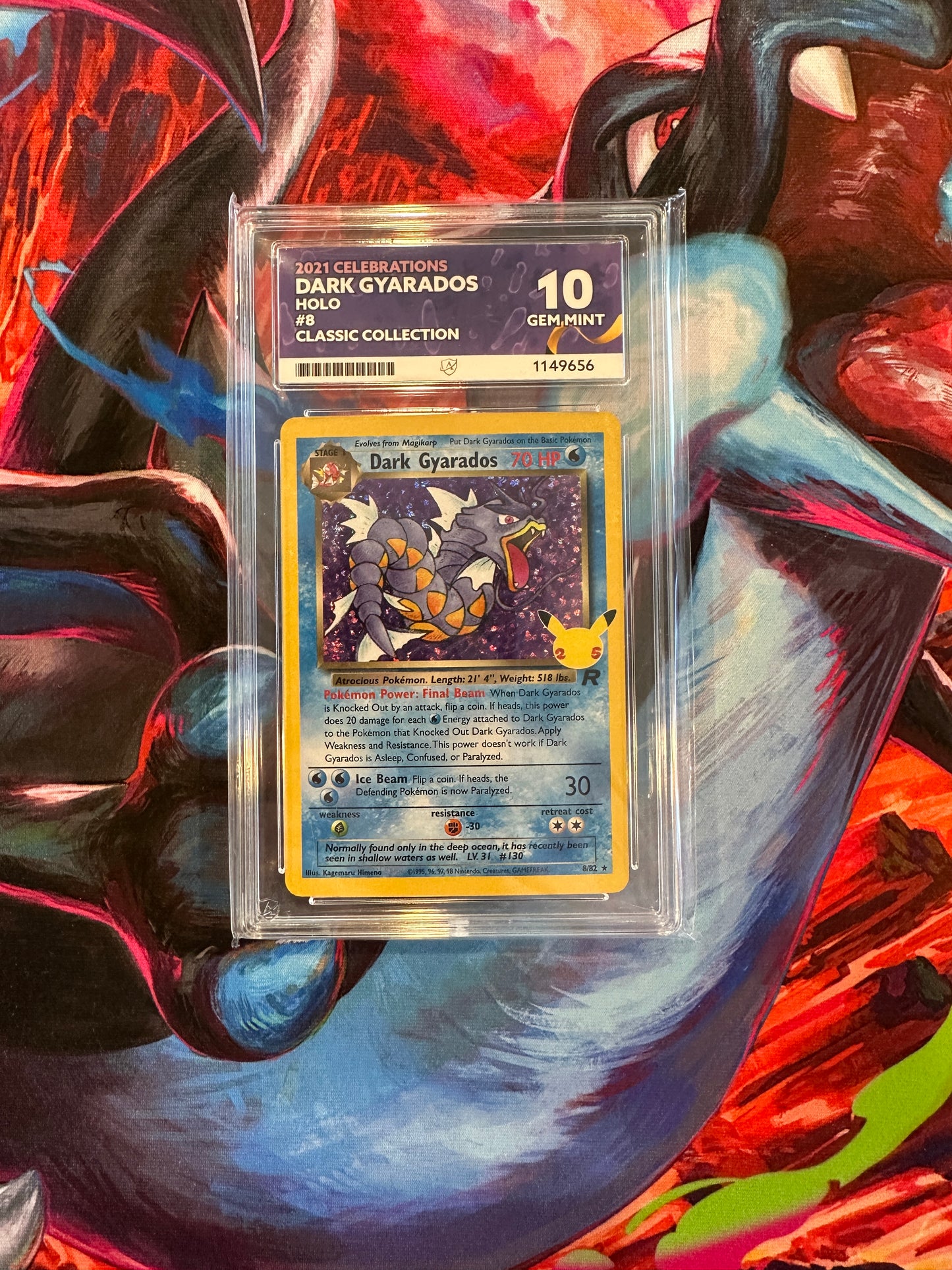 ACE 10 Dark Gyarados - Celebrations: Classic Collection (CCC) (Copy)