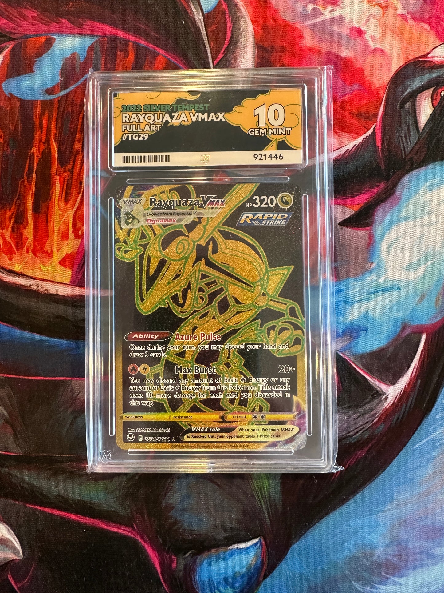 ACE 10 Rayquaza VMAX (Secret) - SWSH12: Silver Tempest Trainer Gallery (SWSH12: TG)