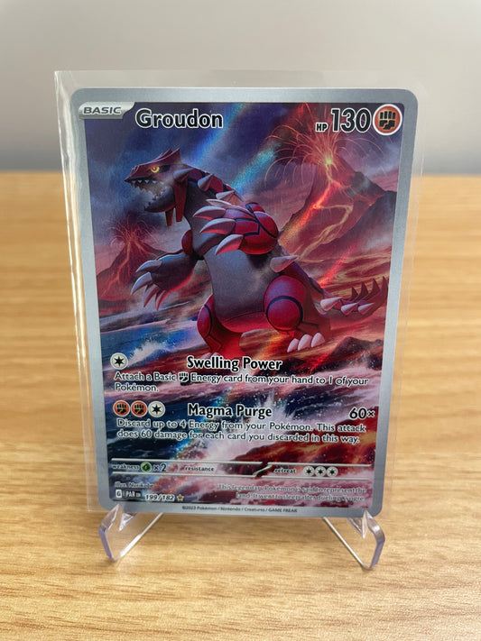 Groudon - 199/182 - SV04: Paradox Rift (PAR)
