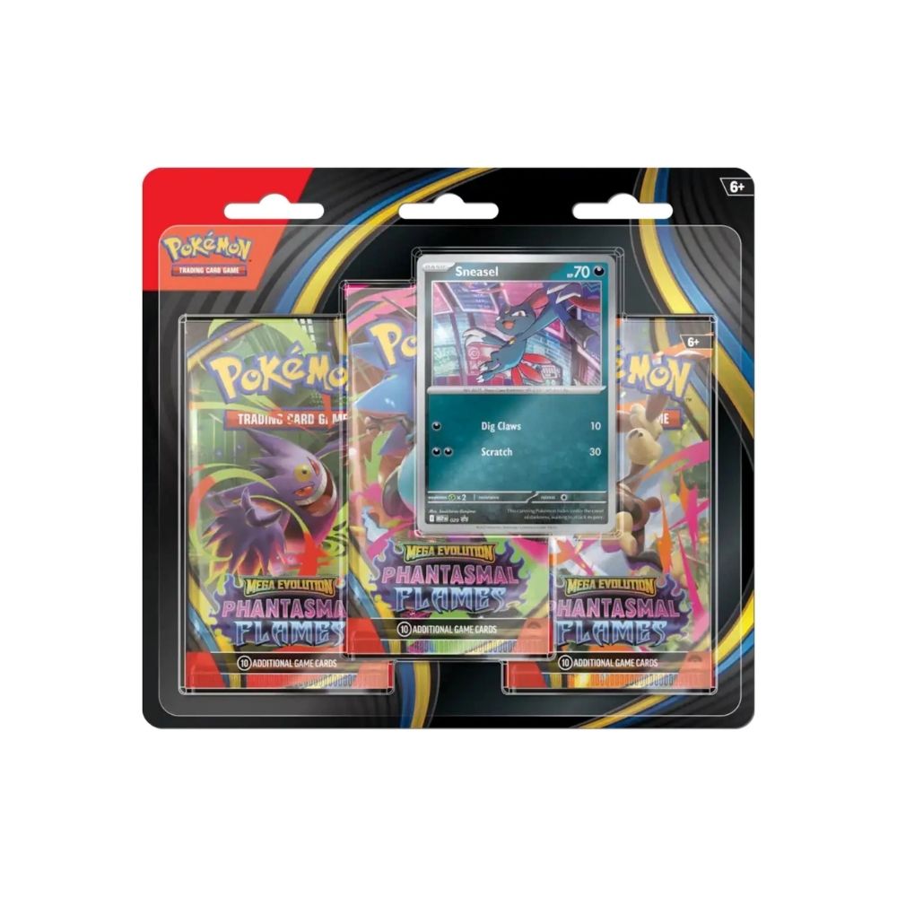 Mega Evolution Phantasmal Flames 3-Pack Blister