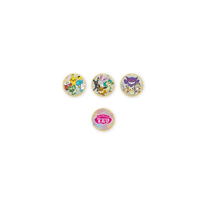 Pokémon TCG - Gem 1 to 3 Packs Badge Set