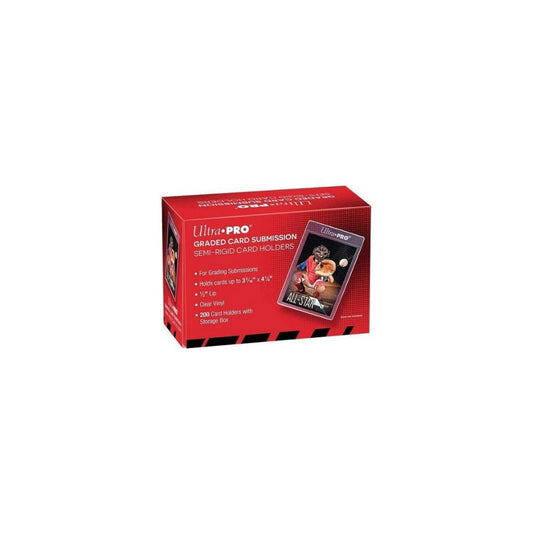 Ultra Pro Card Sleeve Graded Card Submission Semi Rigid 1/2" Lip Tall Sleeves (200ct)
