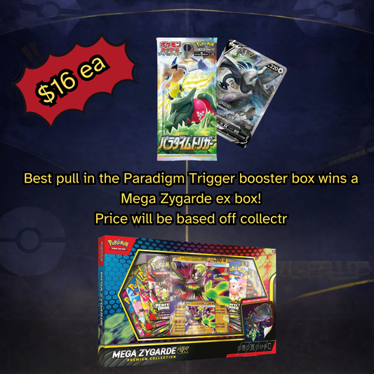 Paradigm Trigger booster pack (best pull wins a prize)