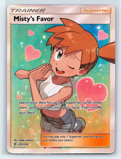Misty's Favor (Full Art) - #235/236 - SM - Unified Minds